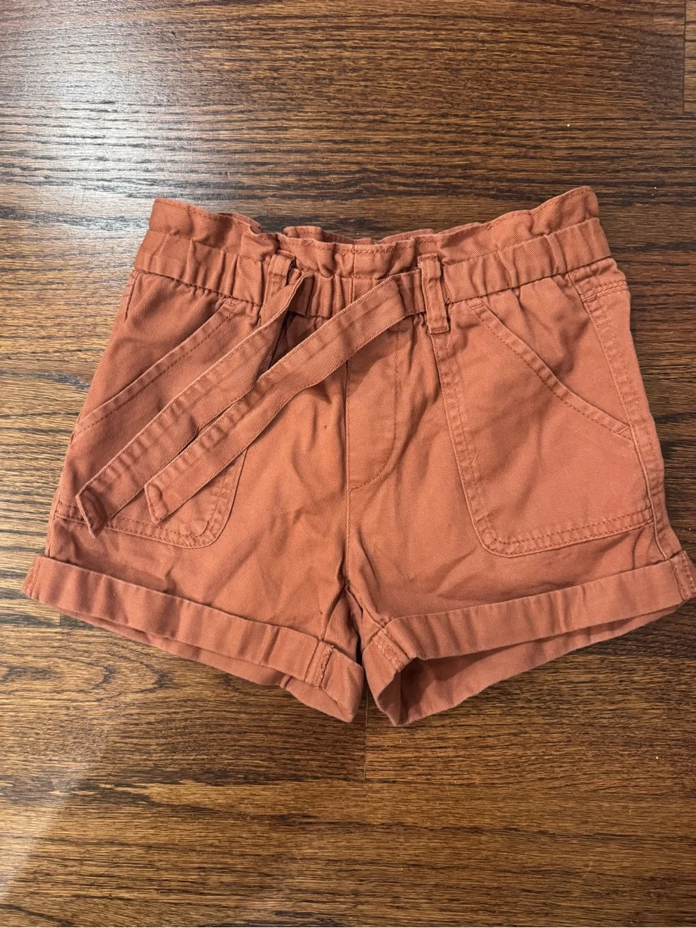 Kids Pink, Jean & Rust Casual Shorts Trio - 3-Pack